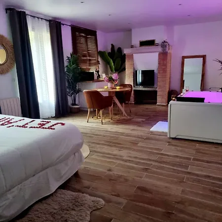 Evasion Romantique Jacuzzi Jardin Prive Pres De Paris Guest house