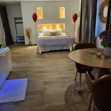 Evasion Romantique Loft Avec Jacuzzi Jardin Prive Pres De Paris بيت ضيافة Saint-Prix (Val d'Oise)