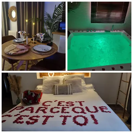 Vendégház Evasion Romantique Loft Avec Jacuzzi Jardin Prive Pres De Paris